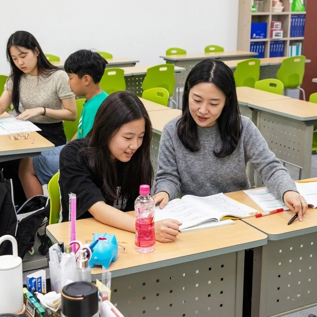 부발 영어학원 내부 사진